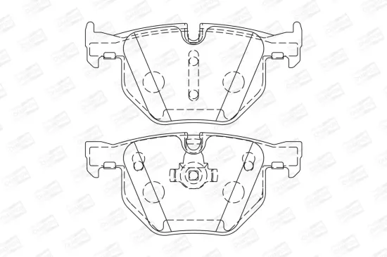 Bremsbelagsatz, Scheibenbremse CHAMPION 573224CH Bild Bremsbelagsatz, Scheibenbremse CHAMPION 573224CH