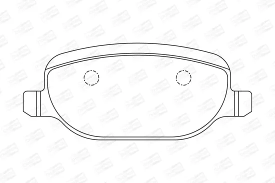 Bremsbelagsatz, Scheibenbremse CHAMPION 573252CH Bild Bremsbelagsatz, Scheibenbremse CHAMPION 573252CH