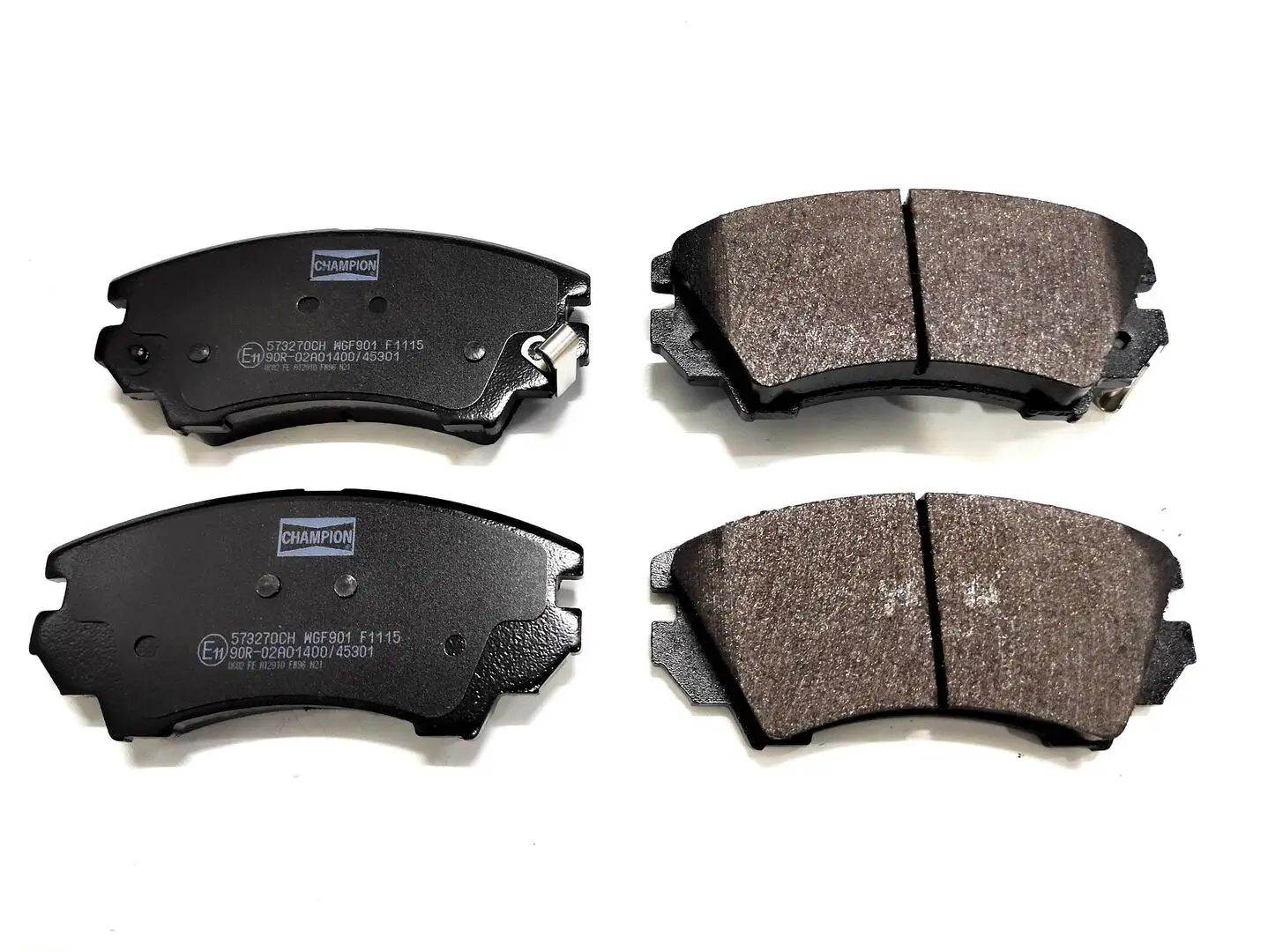 Bremsbelagsatz, Scheibenbremse Vorderachse CHAMPION 573270CH