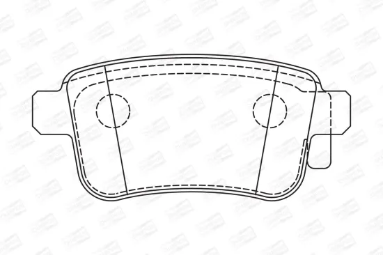 Bremsbelagsatz, Scheibenbremse CHAMPION 573272CH Bild Bremsbelagsatz, Scheibenbremse CHAMPION 573272CH