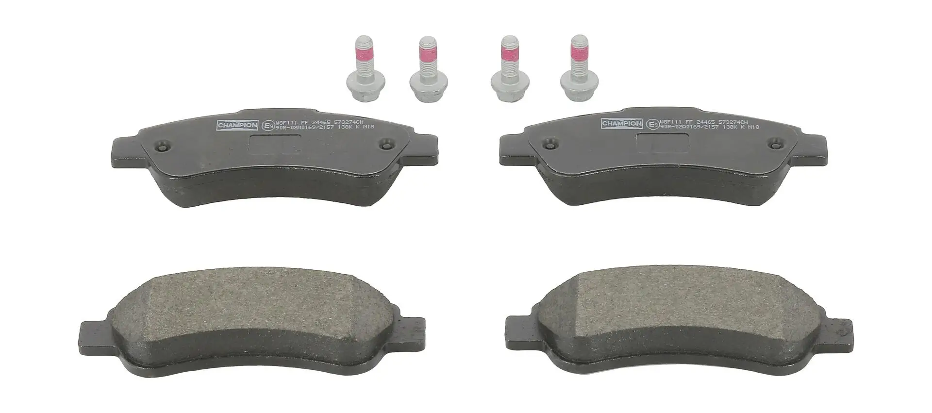 Bremsbelagsatz, Scheibenbremse CHAMPION 573274CH