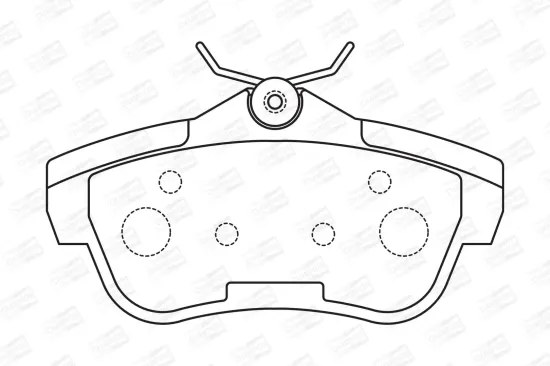 Bremsbelagsatz, Scheibenbremse CHAMPION 573281CH Bild Bremsbelagsatz, Scheibenbremse CHAMPION 573281CH