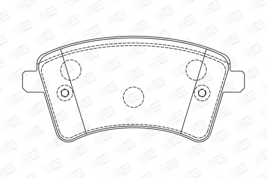 Bremsbelagsatz, Scheibenbremse CHAMPION 573284CH Bild Bremsbelagsatz, Scheibenbremse CHAMPION 573284CH