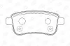 Bremsbelagsatz, Scheibenbremse Hinterachse CHAMPION 573286CH Bild Bremsbelagsatz, Scheibenbremse Hinterachse CHAMPION 573286CH