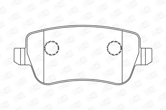 Bremsbelagsatz, Scheibenbremse CHAMPION 573307CH Bild Bremsbelagsatz, Scheibenbremse CHAMPION 573307CH