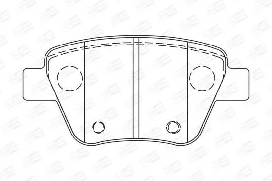 Bremsbelagsatz, Scheibenbremse CHAMPION 573312CH Bild Bremsbelagsatz, Scheibenbremse CHAMPION 573312CH