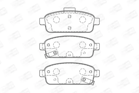 Bremsbelagsatz, Scheibenbremse CHAMPION 573335CH Bild Bremsbelagsatz, Scheibenbremse CHAMPION 573335CH