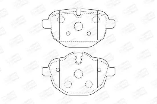 Bremsbelagsatz, Scheibenbremse CHAMPION 573352CH Bild Bremsbelagsatz, Scheibenbremse CHAMPION 573352CH