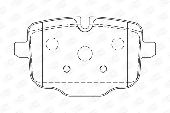 Bremsbelagsatz, Scheibenbremse CHAMPION 573353CH Bild Bremsbelagsatz, Scheibenbremse CHAMPION 573353CH