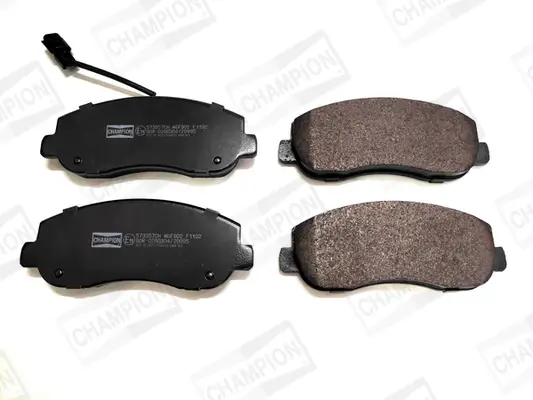 Bremsbelagsatz, Scheibenbremse Vorderachse CHAMPION 573357CH Bild Bremsbelagsatz, Scheibenbremse Vorderachse CHAMPION 573357CH
