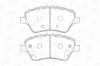 Bremsbelagsatz, Scheibenbremse Vorderachse CHAMPION 573363CH Bild Bremsbelagsatz, Scheibenbremse Vorderachse CHAMPION 573363CH
