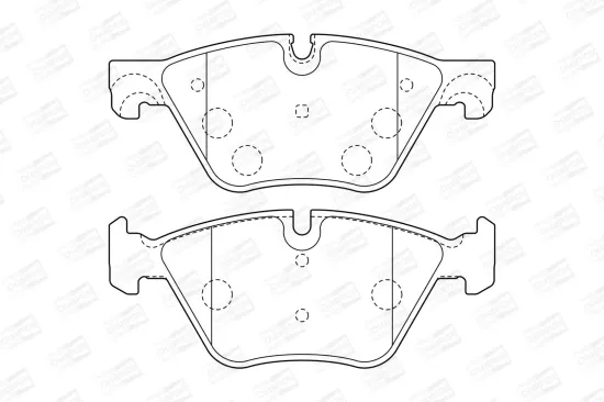 Bremsbelagsatz, Scheibenbremse CHAMPION 573364CH Bild Bremsbelagsatz, Scheibenbremse CHAMPION 573364CH