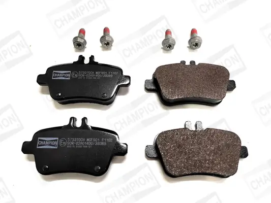 Bremsbelagsatz, Scheibenbremse Hinterachse CHAMPION 573370CH