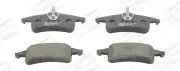 Bremsbelagsatz, Scheibenbremse Hinterachse CHAMPION 573374CH