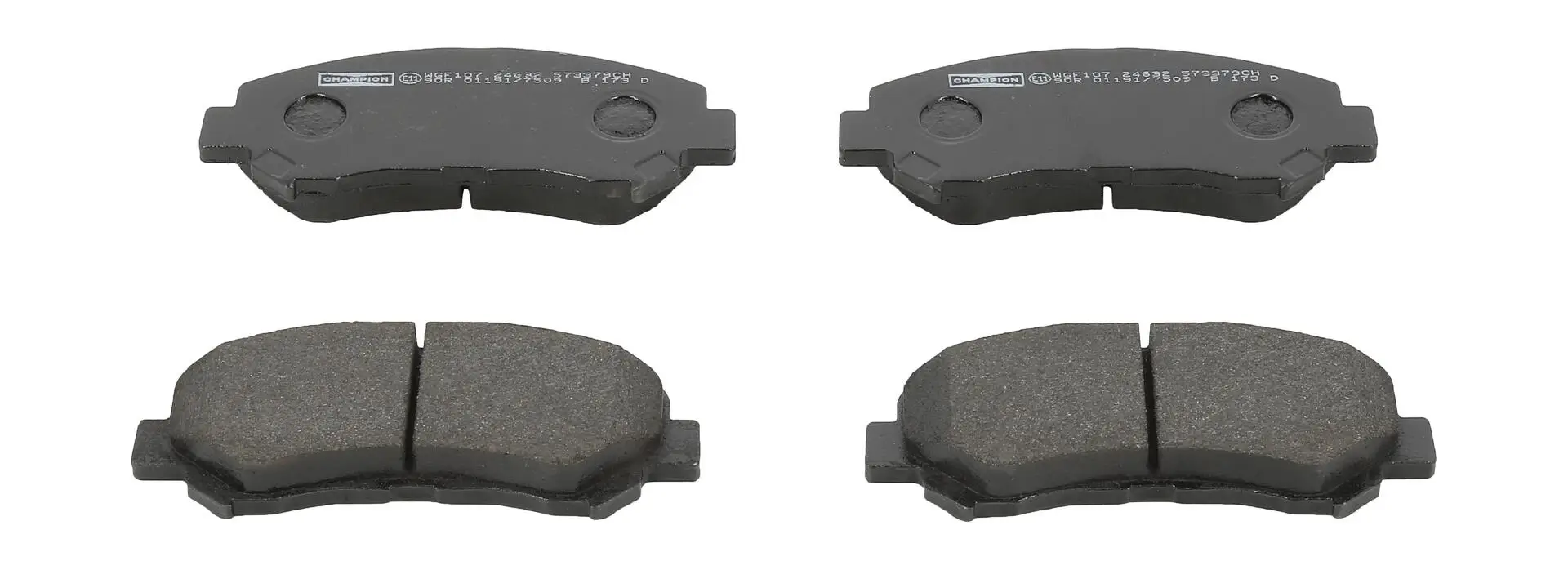 Bremsbelagsatz, Scheibenbremse Vorderachse CHAMPION 573379CH