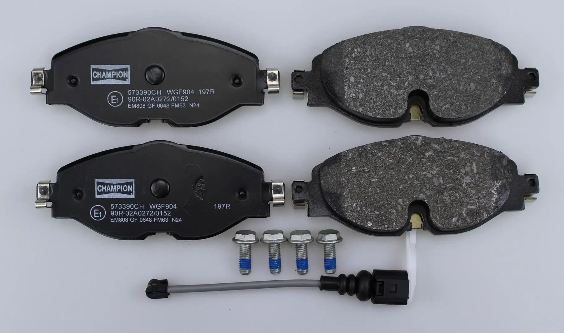 Bremsbelagsatz, Scheibenbremse CHAMPION 573390CH