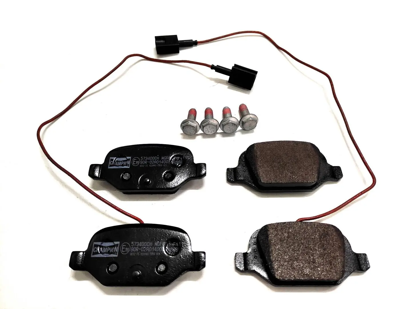 Bremsbelagsatz, Scheibenbremse Hinterachse CHAMPION 573400CH