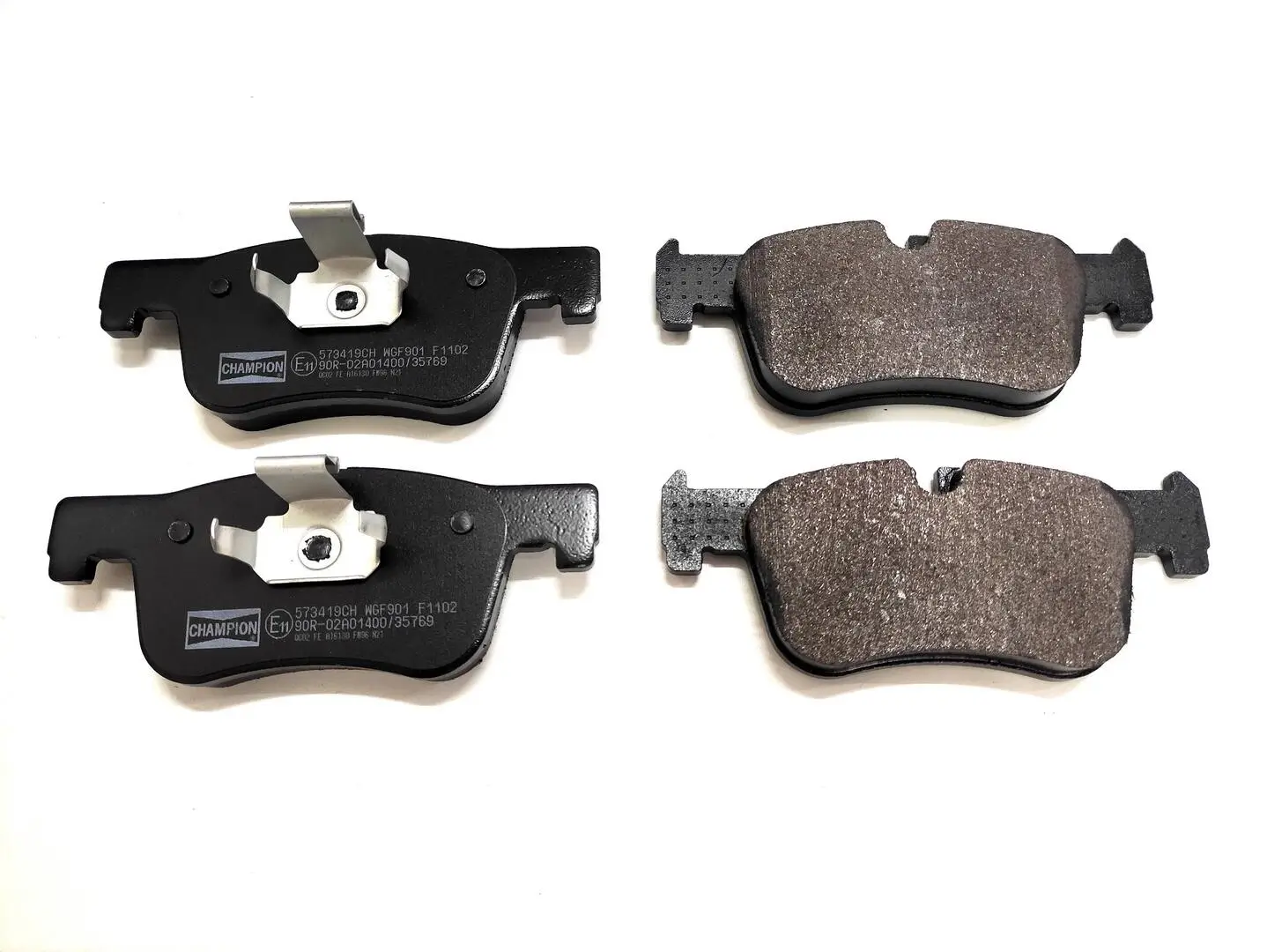 Bremsbelagsatz, Scheibenbremse Vorderachse CHAMPION 573419CH