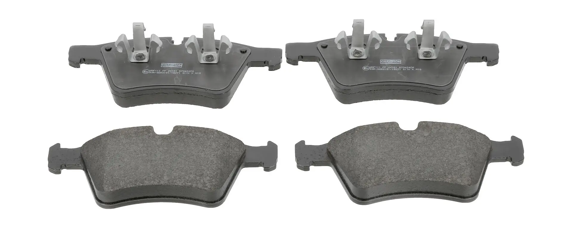 Bremsbelagsatz, Scheibenbremse Vorderachse CHAMPION 573424CH