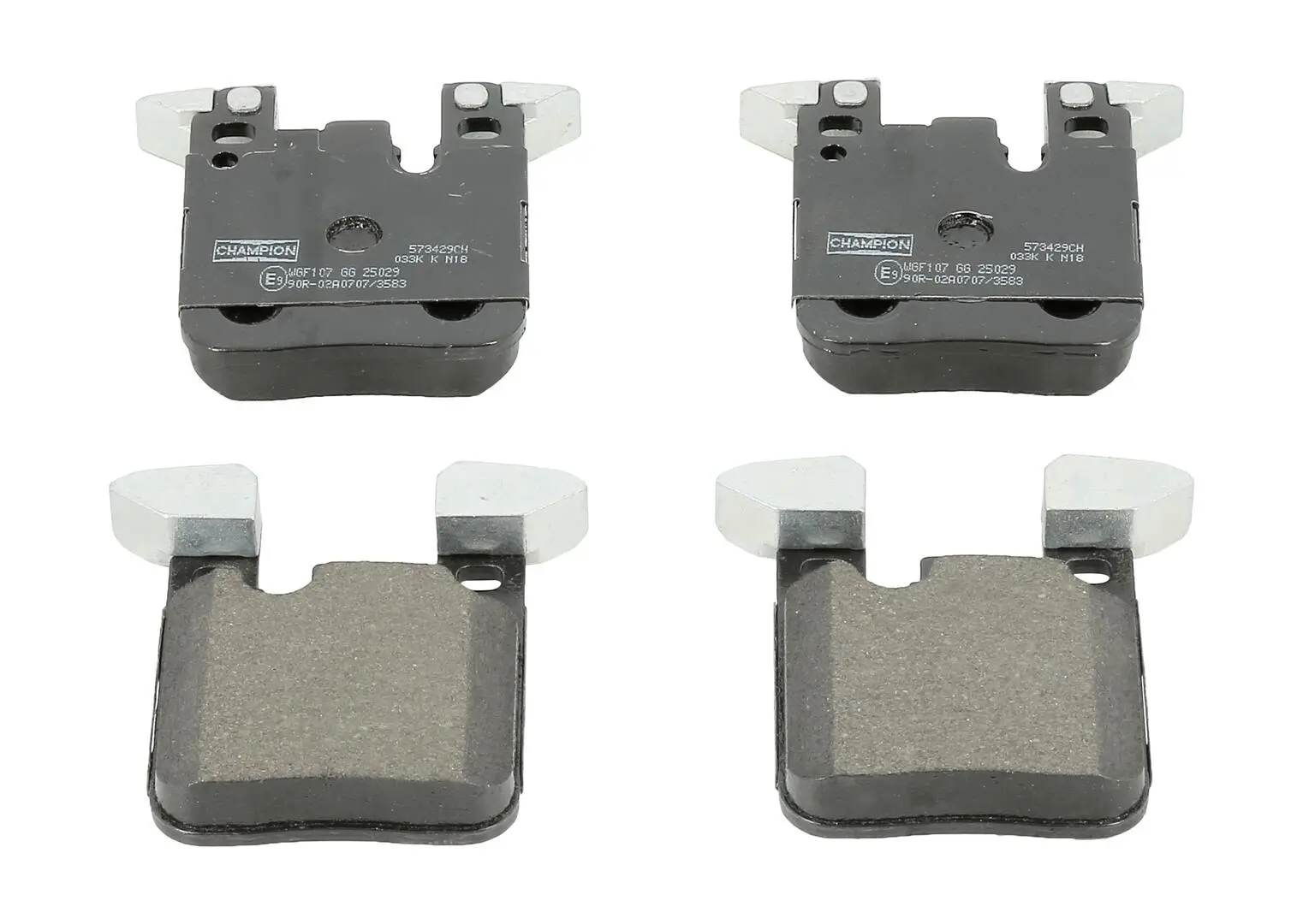 Bremsbelagsatz, Scheibenbremse Hinterachse CHAMPION 573429CH