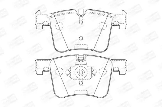 Bremsbelagsatz, Scheibenbremse CHAMPION 573432CH Bild Bremsbelagsatz, Scheibenbremse CHAMPION 573432CH