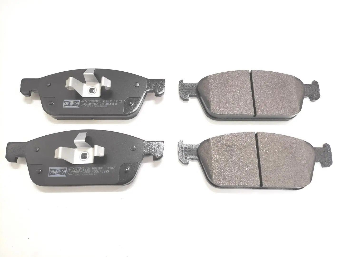 Bremsbelagsatz, Scheibenbremse Vorderachse CHAMPION 573460CH