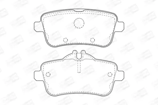 Bremsbelagsatz, Scheibenbremse CHAMPION 573465CH Bild Bremsbelagsatz, Scheibenbremse CHAMPION 573465CH