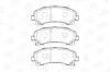 Bremsbelagsatz, Scheibenbremse Vorderachse CHAMPION 573467CH Bild Bremsbelagsatz, Scheibenbremse Vorderachse CHAMPION 573467CH