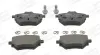 Bremsbelagsatz, Scheibenbremse Hinterachse CHAMPION 573605CH Bild Bremsbelagsatz, Scheibenbremse Hinterachse CHAMPION 573605CH