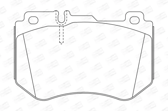 Bremsbelagsatz, Scheibenbremse CHAMPION 573607CH Bild Bremsbelagsatz, Scheibenbremse CHAMPION 573607CH