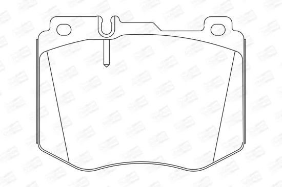 Bremsbelagsatz, Scheibenbremse CHAMPION 573608CH Bild Bremsbelagsatz, Scheibenbremse CHAMPION 573608CH
