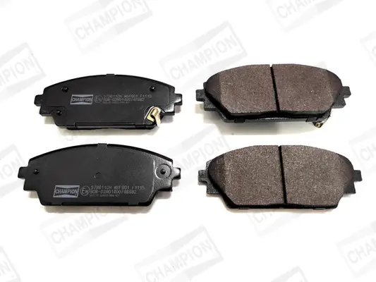 Bremsbelagsatz, Scheibenbremse Vorderachse CHAMPION 573611CH Bild Bremsbelagsatz, Scheibenbremse Vorderachse CHAMPION 573611CH