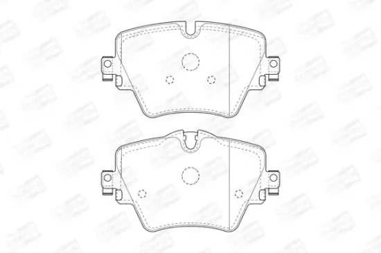 Bremsbelagsatz, Scheibenbremse CHAMPION 573612CH Bild Bremsbelagsatz, Scheibenbremse CHAMPION 573612CH