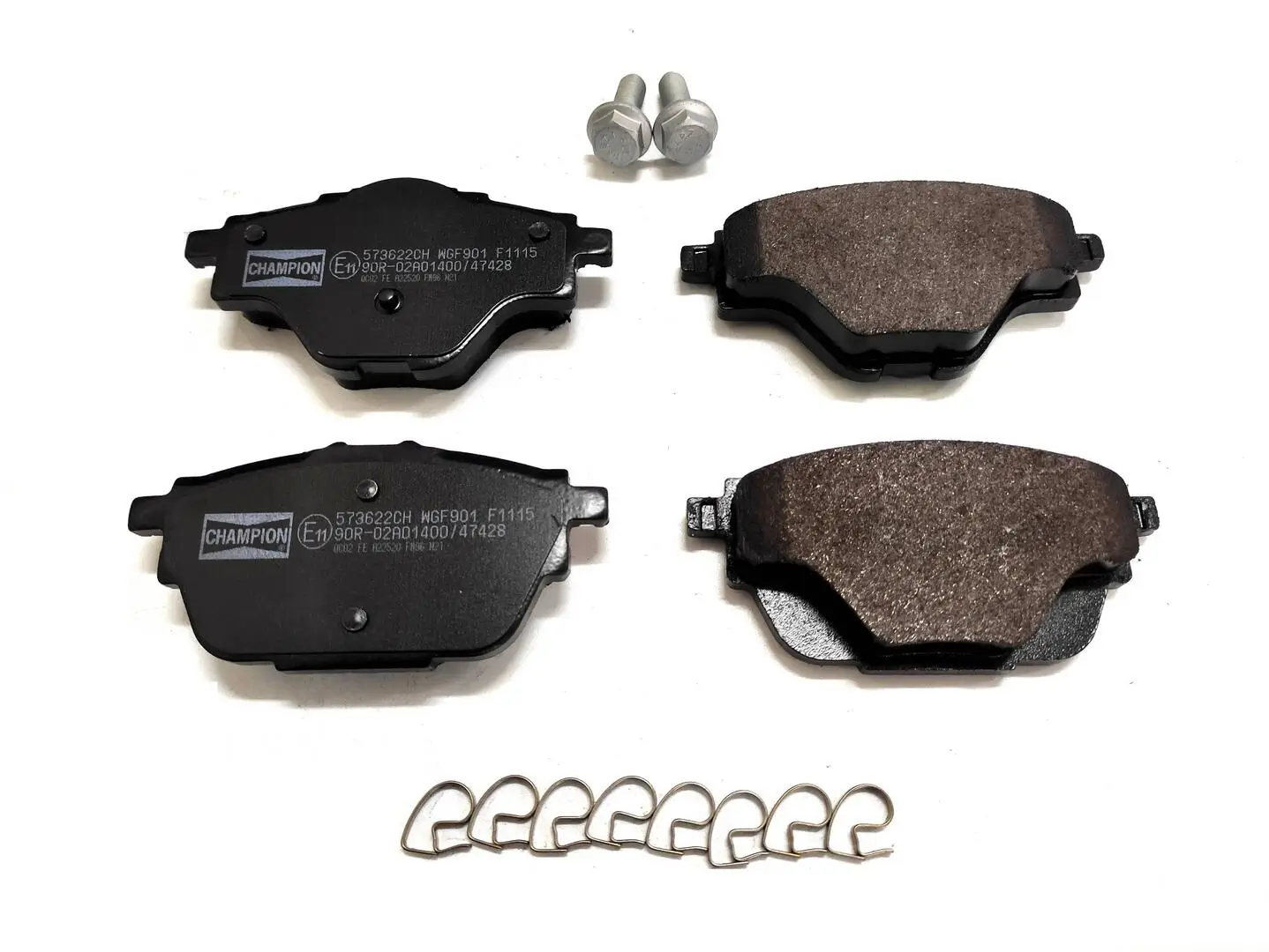 Bremsbelagsatz, Scheibenbremse Hinterachse CHAMPION 573622CH