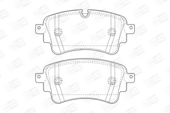 Bremsbelagsatz, Scheibenbremse CHAMPION 573628CH Bild Bremsbelagsatz, Scheibenbremse CHAMPION 573628CH