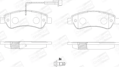 Bremsbelagsatz, Scheibenbremse CHAMPION 573632CH Bild Bremsbelagsatz, Scheibenbremse CHAMPION 573632CH