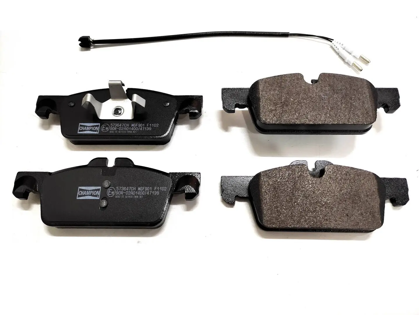 Bremsbelagsatz, Scheibenbremse CHAMPION 573647CH