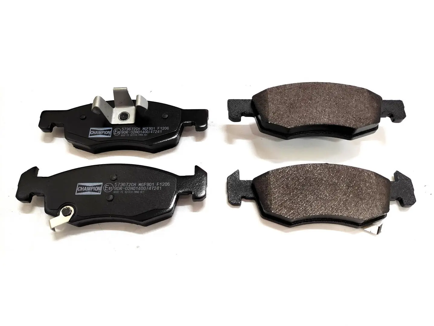 Bremsbelagsatz, Scheibenbremse Vorderachse CHAMPION 573672CH