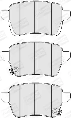 Bremsbelagsatz, Scheibenbremse CHAMPION 573689CH Bild Bremsbelagsatz, Scheibenbremse CHAMPION 573689CH