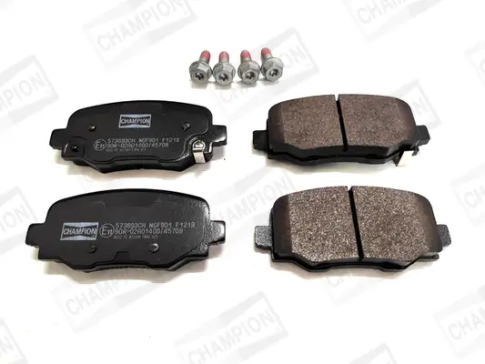 Bremsbelagsatz, Scheibenbremse Hinterachse CHAMPION 573693CH