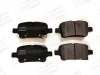 Bremsbelagsatz, Scheibenbremse Hinterachse CHAMPION 573706CH Bild Bremsbelagsatz, Scheibenbremse Hinterachse CHAMPION 573706CH