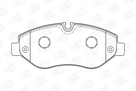 Bremsbelagsatz, Scheibenbremse CHAMPION 573727CH Bild Bremsbelagsatz, Scheibenbremse CHAMPION 573727CH