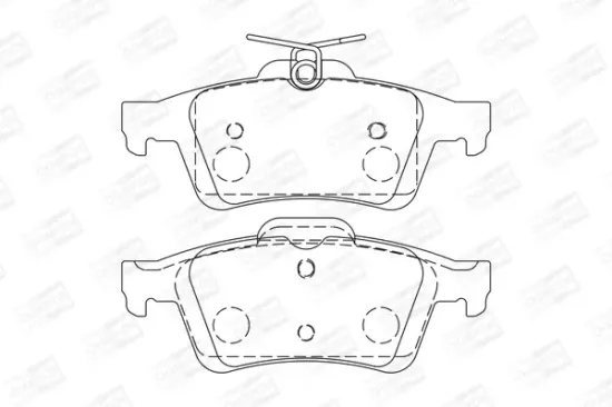 Bremsbelagsatz, Scheibenbremse CHAMPION 573732CH Bild Bremsbelagsatz, Scheibenbremse CHAMPION 573732CH