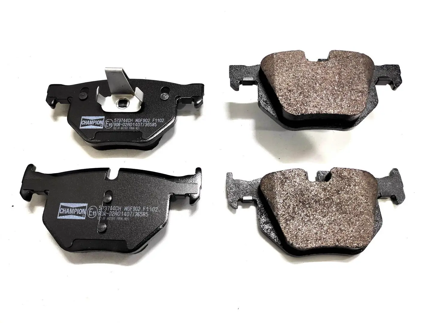 Bremsbelagsatz, Scheibenbremse Hinterachse CHAMPION 573744CH
