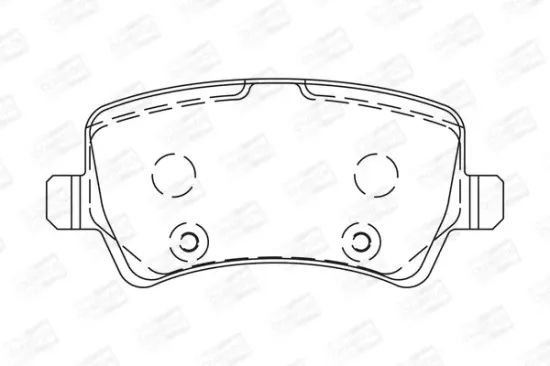 Bremsbelagsatz, Scheibenbremse CHAMPION 573748CH Bild Bremsbelagsatz, Scheibenbremse CHAMPION 573748CH