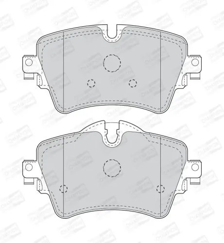 Bremsbelagsatz, Scheibenbremse Vorderachse CHAMPION 573762CH Bild Bremsbelagsatz, Scheibenbremse Vorderachse CHAMPION 573762CH