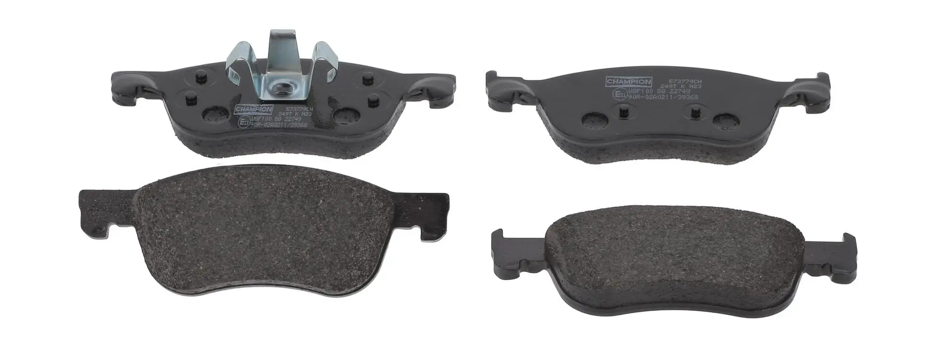 Bremsbelagsatz, Scheibenbremse Vorderachse CHAMPION 573779CH