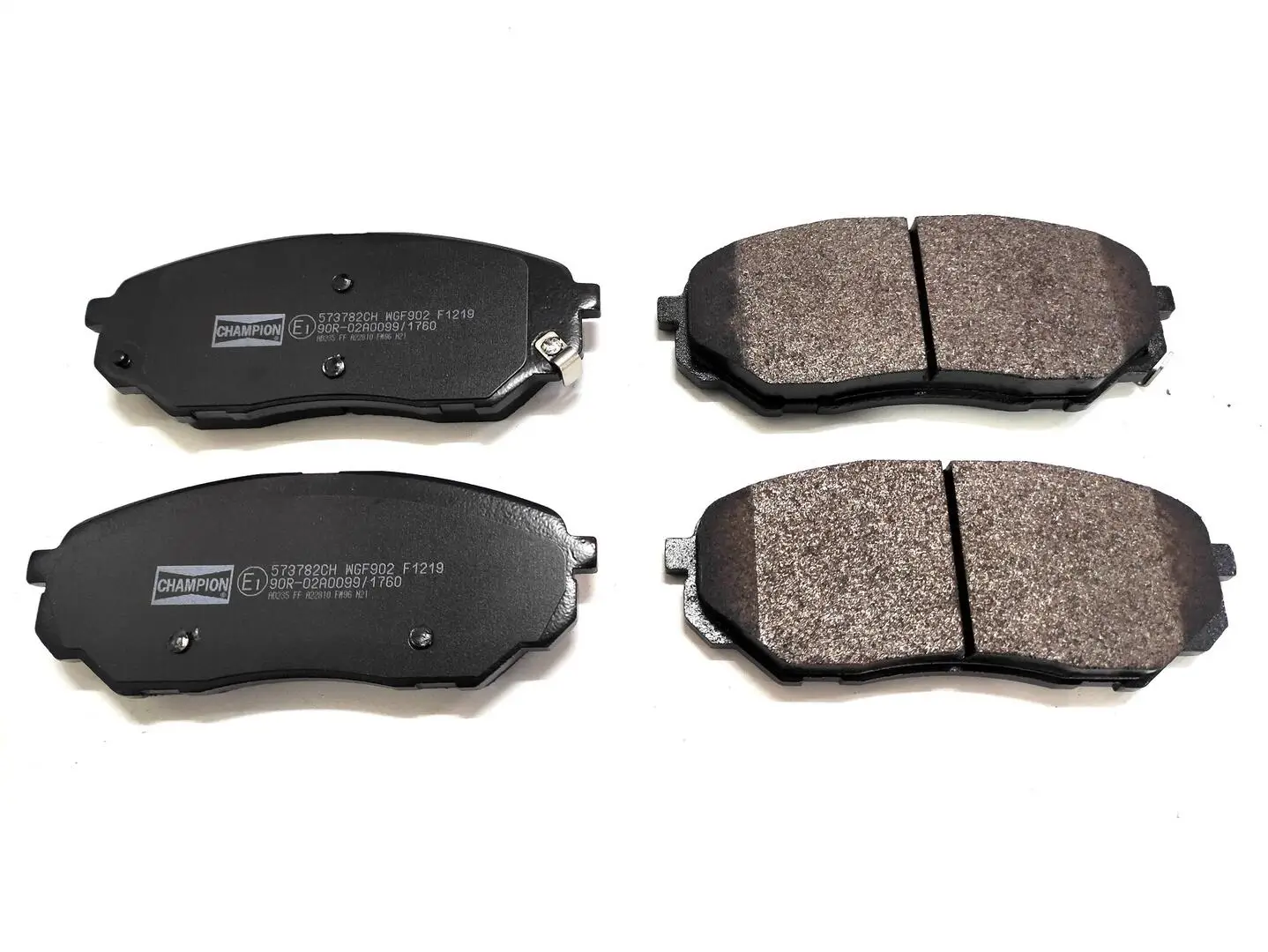 Bremsbelagsatz, Scheibenbremse Vorderachse CHAMPION 573782CH