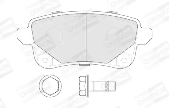 Bremsbelagsatz, Scheibenbremse CHAMPION 573785CH Bild Bremsbelagsatz, Scheibenbremse CHAMPION 573785CH