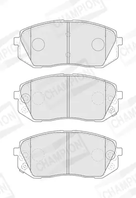 Bremsbelagsatz, Scheibenbremse CHAMPION 573814CH Bild Bremsbelagsatz, Scheibenbremse CHAMPION 573814CH